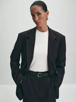 Удлиненный пиджак оверсайз XS(42)