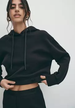 Трикотажное короткое худи XS(42)