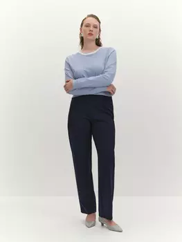 Укороченные трикотажные брюки со стрелками L(48)