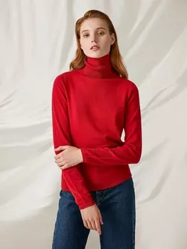 Водолазка из вязаного трикотажа S(44)