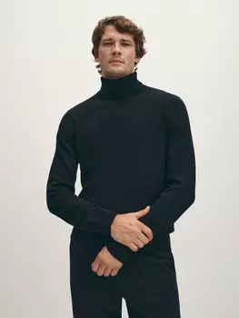 Водолазка из пряжи с содержанием шерсти мериноса M(50)