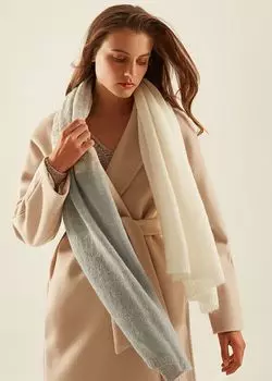 Воздушный палантин с шерстью (180*70)