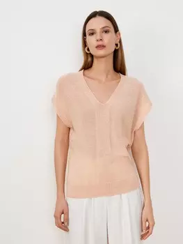 Вязаная блуза с V-вырезом ELIS