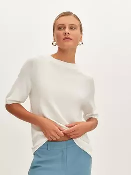 Вязаная футболка из итальянской пряжи XS(42)