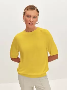 Вязаная футболка из итальянской пряжи XS(42)