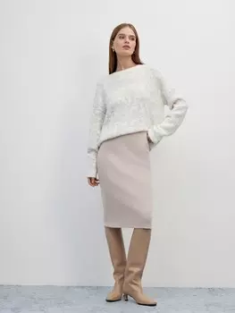 Вязаная юбка с шерстью XS(42)