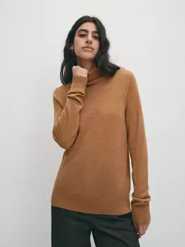 Вязаная водолазка из шерсти мериноса XS(42)