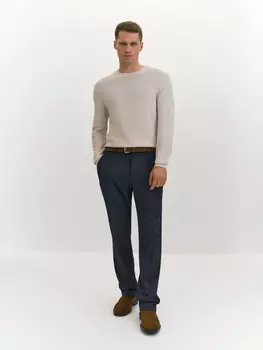 Вязаный джемпер из 100% длинноволокнистого хлопка XL(54)