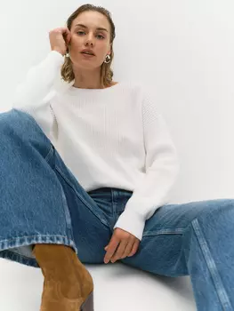 Вязаный джемпер из 100% хлопка ELIS