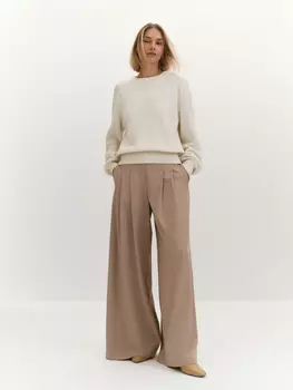 Вязаный джемпер из хлопка ELIS