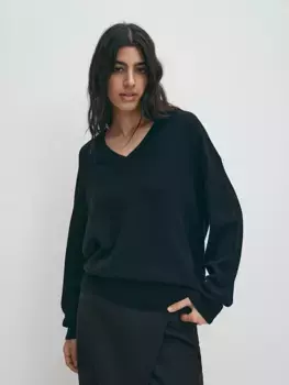 Вязаный джемпер из шерсти мериноса M(46)