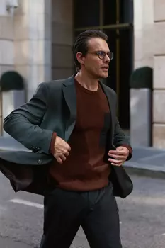 Вязаный джемпер из шерсти мериноса XXL(56)