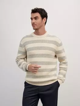 Вязаный свитер на основе мягкой овечьей шерсти XL(54)