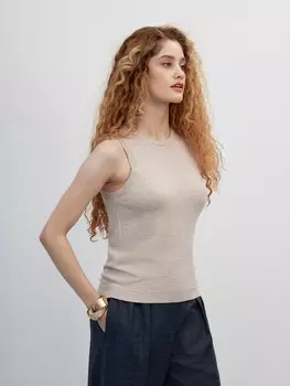 Вязаный топ с шерстью XS(42)