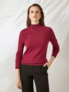 Джемпер ажурной вязки XS(42)