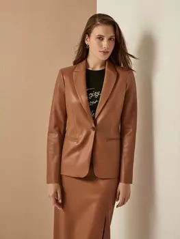 Жакет из экокожи S(44)