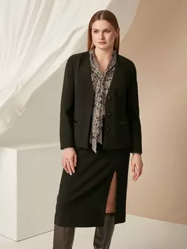 Жакет приталенный с V-вырезом 3XL(54)