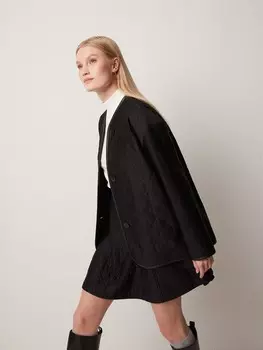 Жакет с геометрической стежкой XS(42)