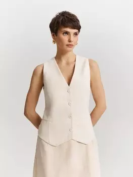 Жилет льняной XS(42)