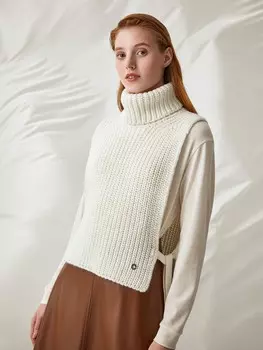 Жилет вязаный с шерстью S(44)