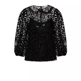 Блуза с принтом VALENTINO RED