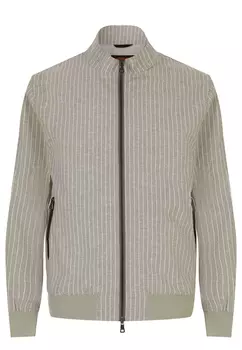 Бомбер из хлопка и льна WATERVILLE