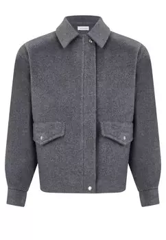 бомбер обьемный из шерсти THE REAL BASE