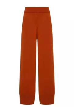 Брюки с манжетами из кашемира Терракотовый Закат AMUR BY MARUSHIK