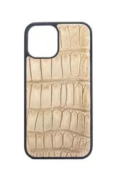 Чехол для iPhone 12 Pro из кожи крокодила BARDINI