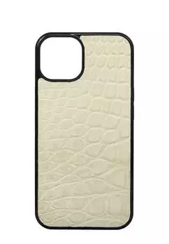 Чехол для iPhone 13 из кожи крокодила BARDINI