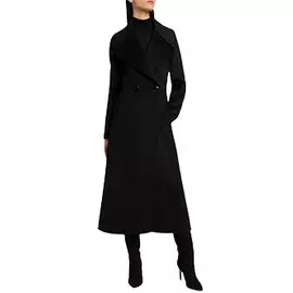Двубортное пальто в стиле редингтон LUISA SPAGNOLI