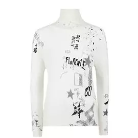 Джемпер с высоким воротником ERMANNO SCERVINO