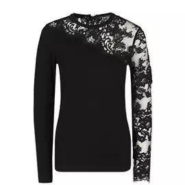 Футболка с длиным рукавом ERMANNO SCERVINO