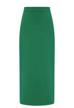 Юбка из кашемира Майская Зелень AMUR BY MARUSHIK