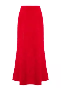 Юбка из пушистого кашемира Вишня Барбадоса AMUR BY MARUSHIK