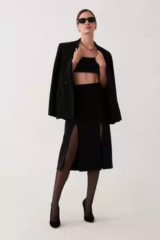 Юбка миди с разрезами "Fler" AZUR