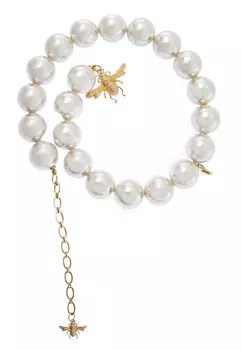 Колье "Крупный Жемчуг" в золоте POLINA MIRCHEVA, линейка JQUEEN