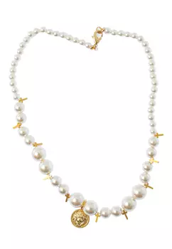 Колье "Жемчуг со Львом" POLINA MIRCHEVA, линейка JQUEEN