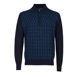 Комбинированное поло из кашемира и шелка STEFANO RICCI