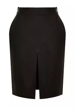 кожаная миди юбка THE REAL BASE