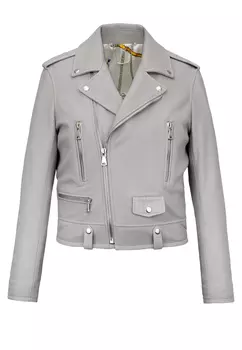 Куртка из кожи оленя со вставками из крокодила BARDINI