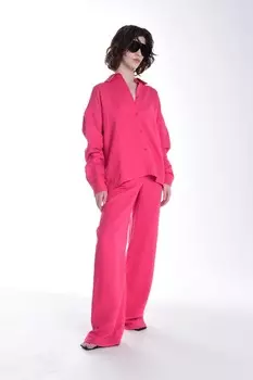 Льняные широкие брюки "Clemence" AZUR