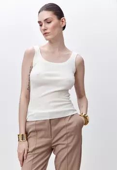 Майка из фактуроного трикотажа AZUR