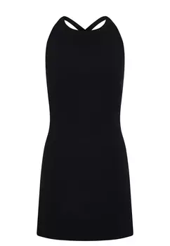 Мини платье с перекрестными завязками THE REAL BASE