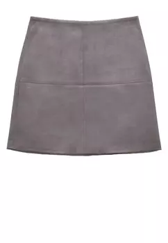 Мини-юбка из искусственной замши VENUSMARS