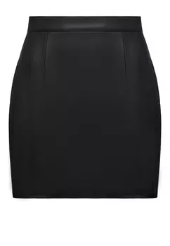 Мини-юбка из натуральной кожи EVGENIY AGUREEV