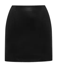 Мини-юбка из натуральной кожи EVGENIY AGUREEV