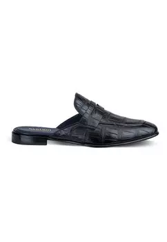 Мужские мюли Bardini из кожи крокодила BARDINI