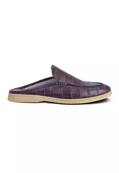 Мужские мюли Bardini из кожи крокодила BARDINI