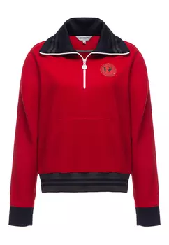 Олимпийка красная из тонкой шерсти POLINA MIRCHEVA